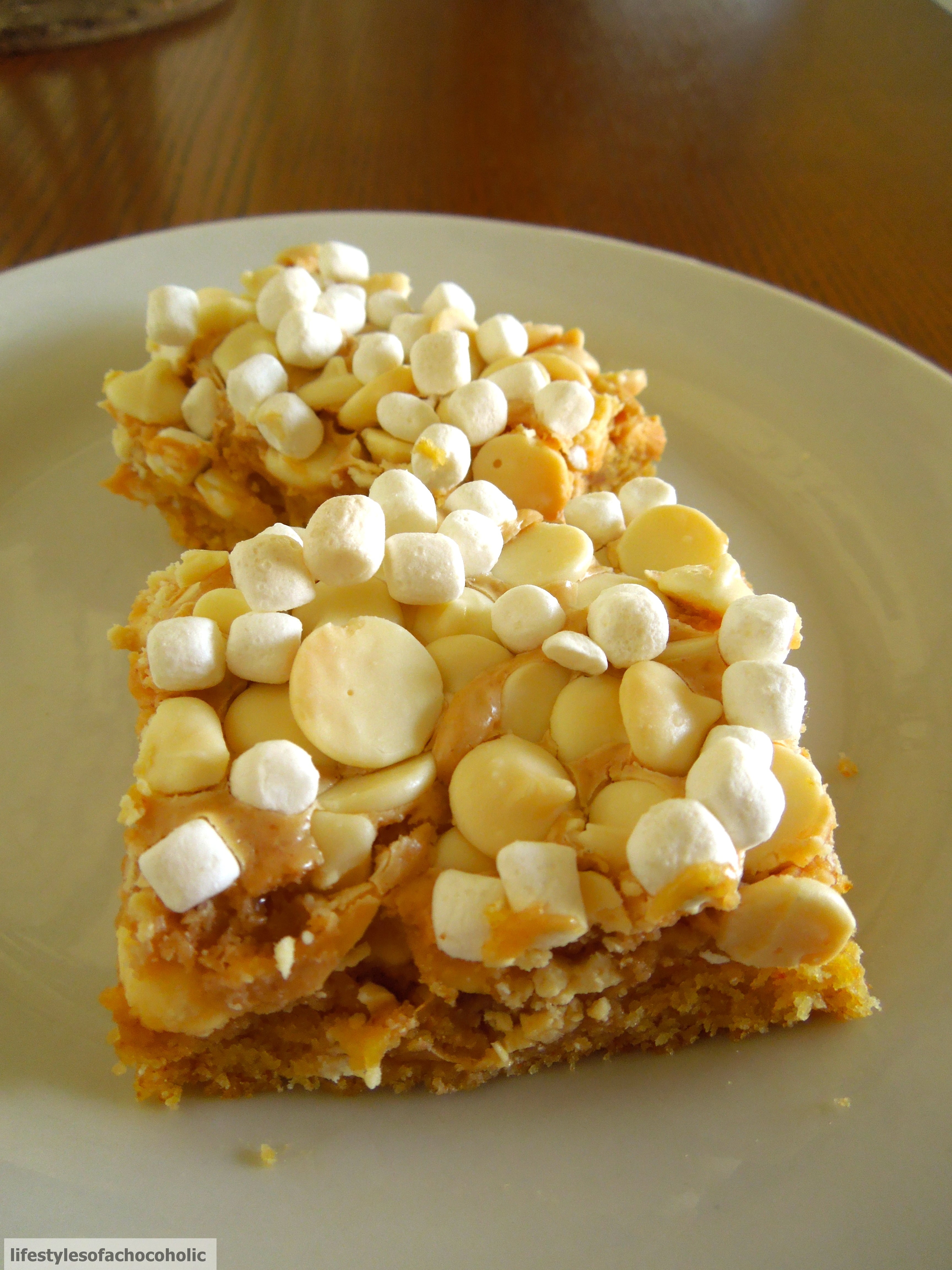 Peanut Butter Marshmallow White Chocolate Bars