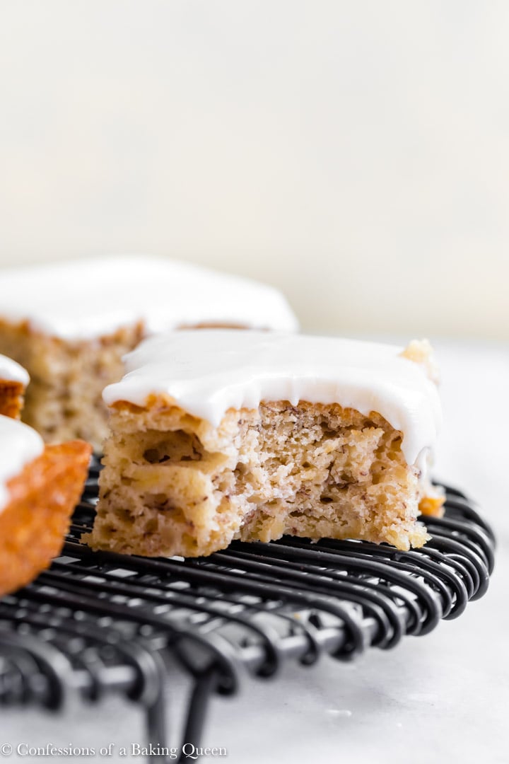 Banana Bars with Cream Cheese Frosting Confessions of a Baking Queen