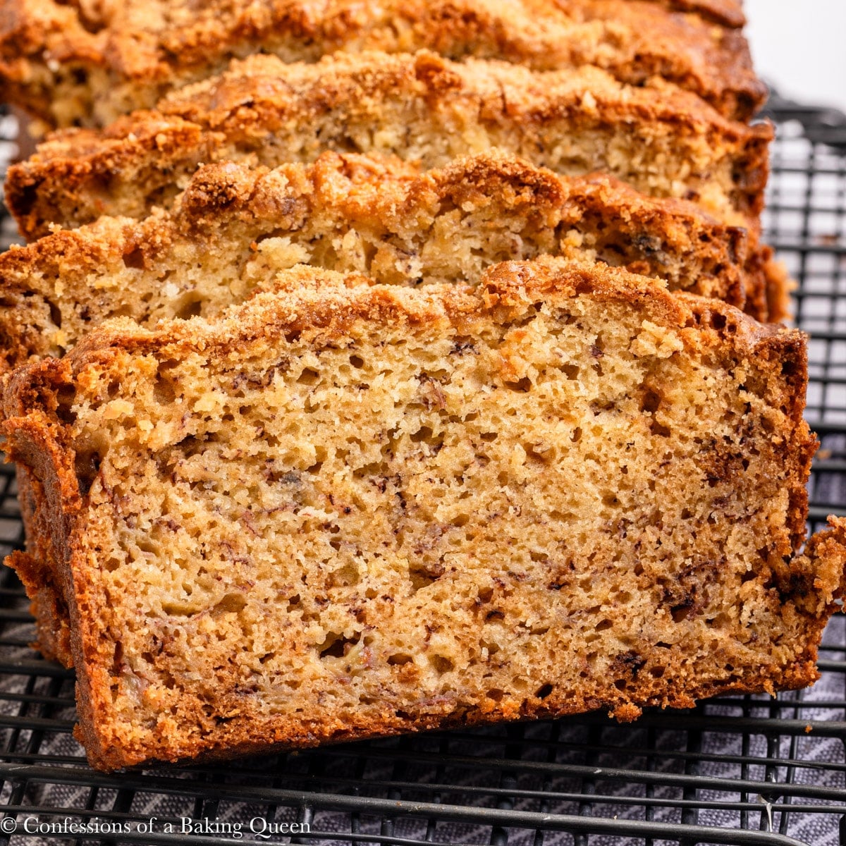 Extra-Moist Banana Bread with Instant Pudding & Sour Cream