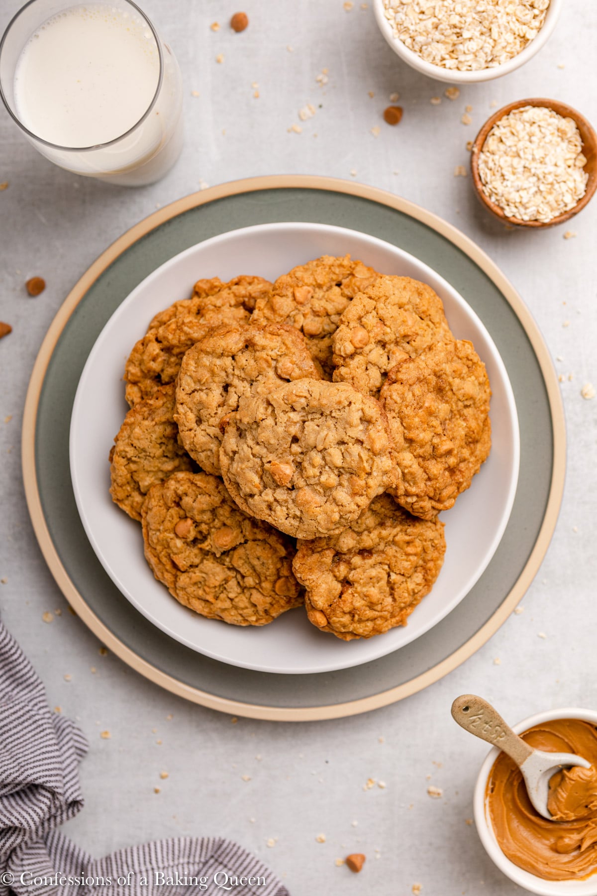 Cookie Butter Oatmeal Scotchies Confessions of a Baking Queen