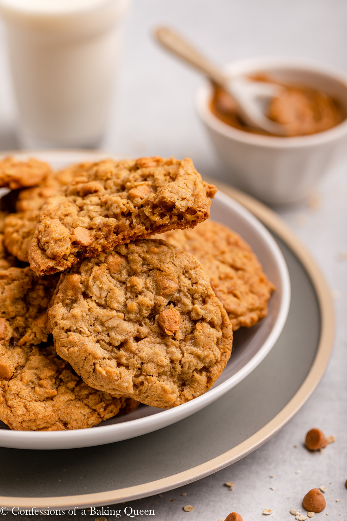 Cookie Butter Oatmeal Scotchies Confessions of a Baking Queen