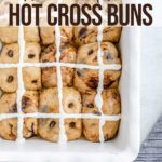 hot cross buns before baking