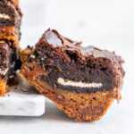 close up of a slutty brownie