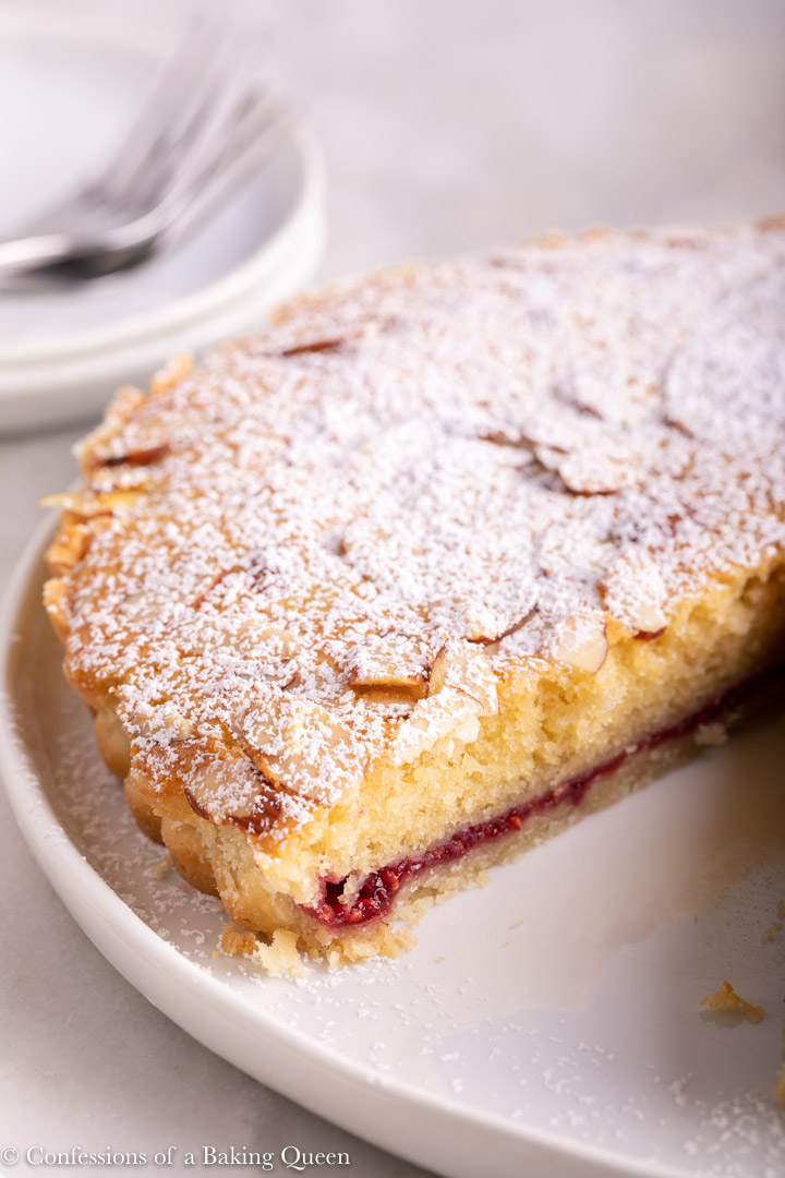 Easy Cherry Bakewell Cake Recipe - A Dozen Sundays