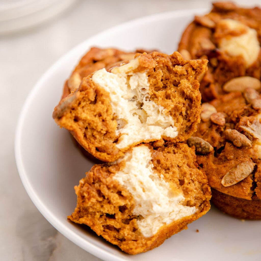 Pumpkin Cheesecake Muffins Confessions of a Baking Queen