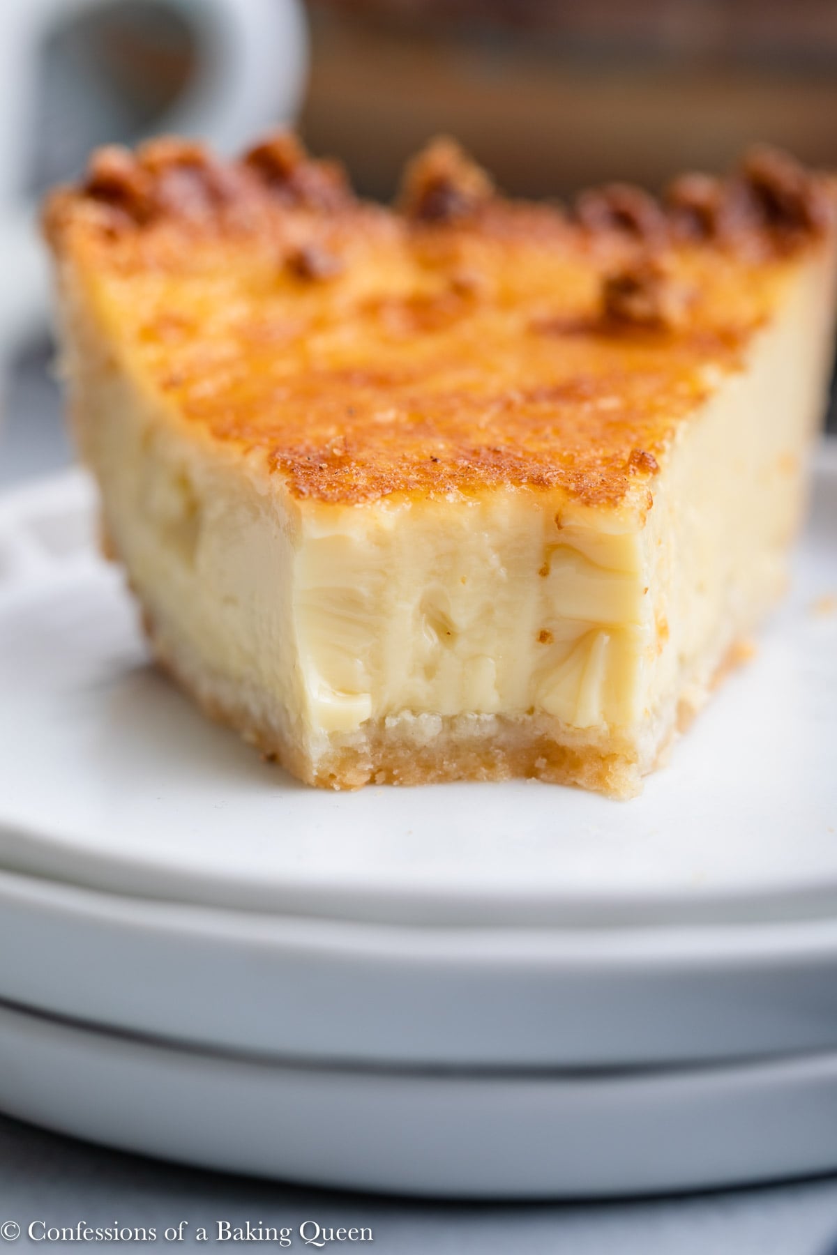 StepbyStep Egg Custard Pie Recipe Confessions of a Baking Queen