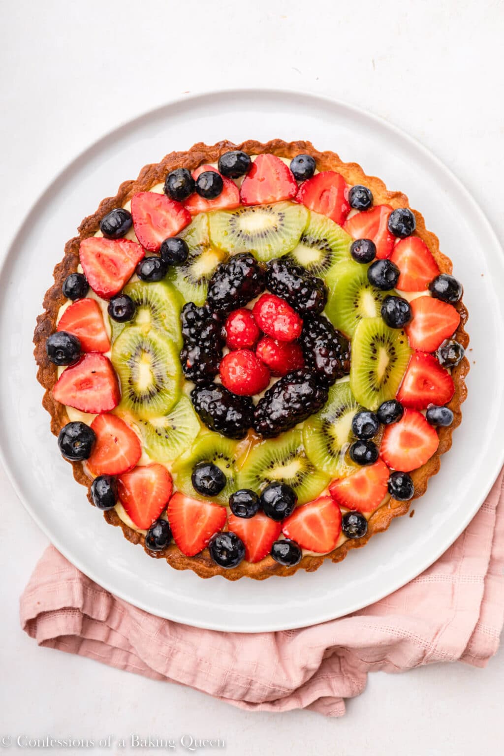 How To Make French Fruit Tart (With StepbyStep Photos)