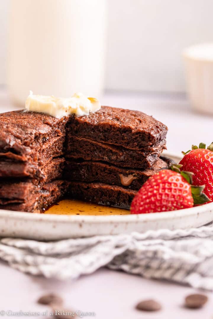 Chocolate Pancakes Confessions of a Baking Queen
