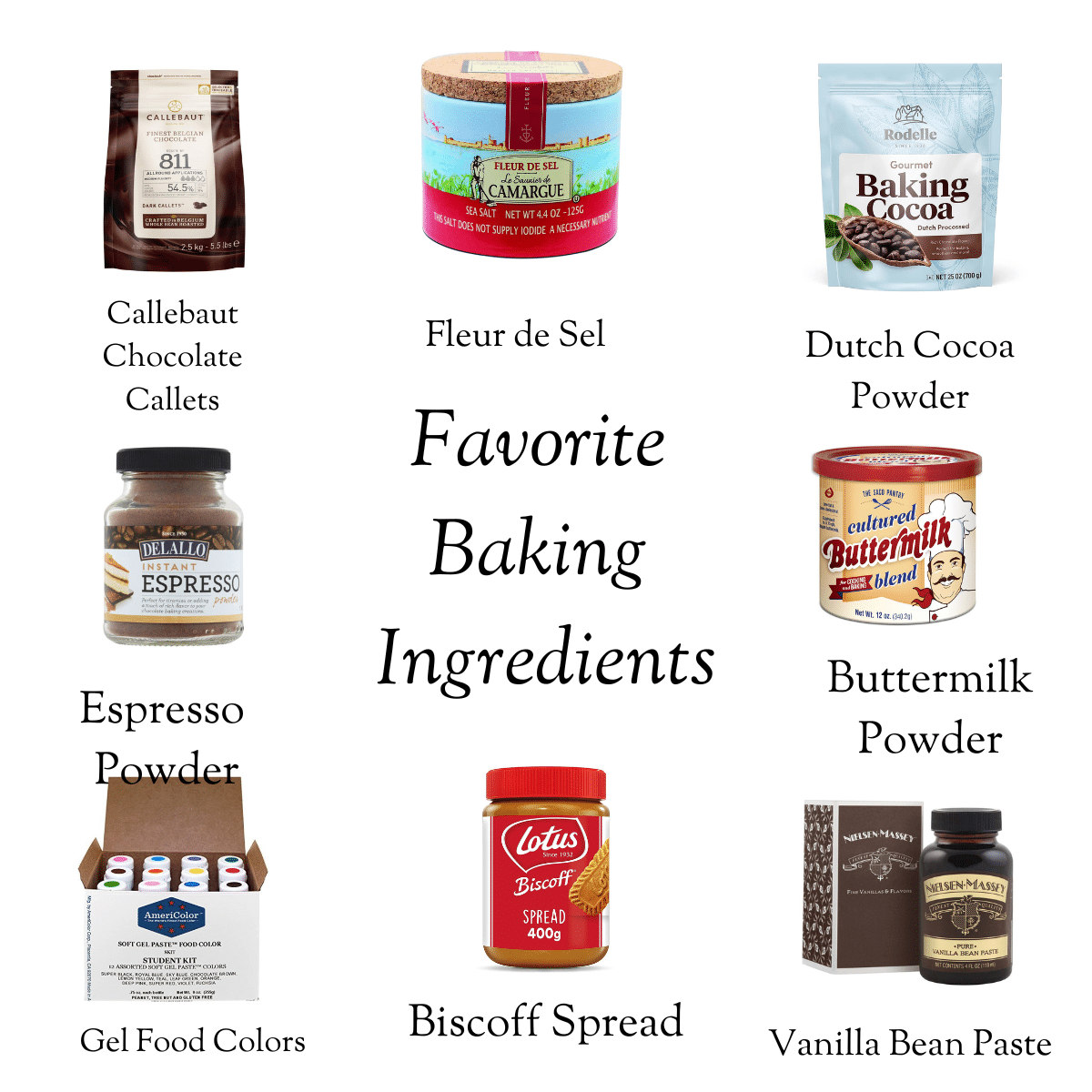 favorite baking ingredients
